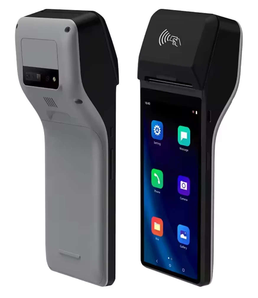 Slim and fashion handheld pos terminal with android os pos device