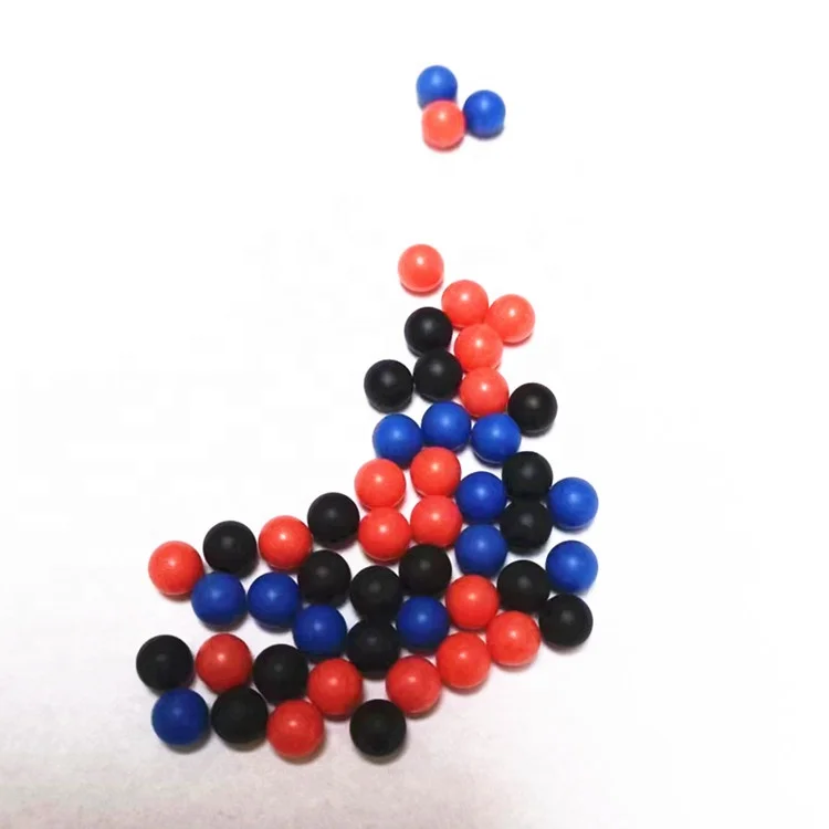 5mm black,red,blue pp balls polypropylene colorful plastic balls for sale