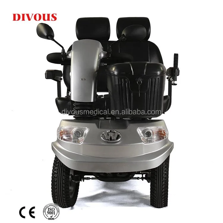 besting selling 2023  high quality powerful motor electric scooter with double seats for disabled