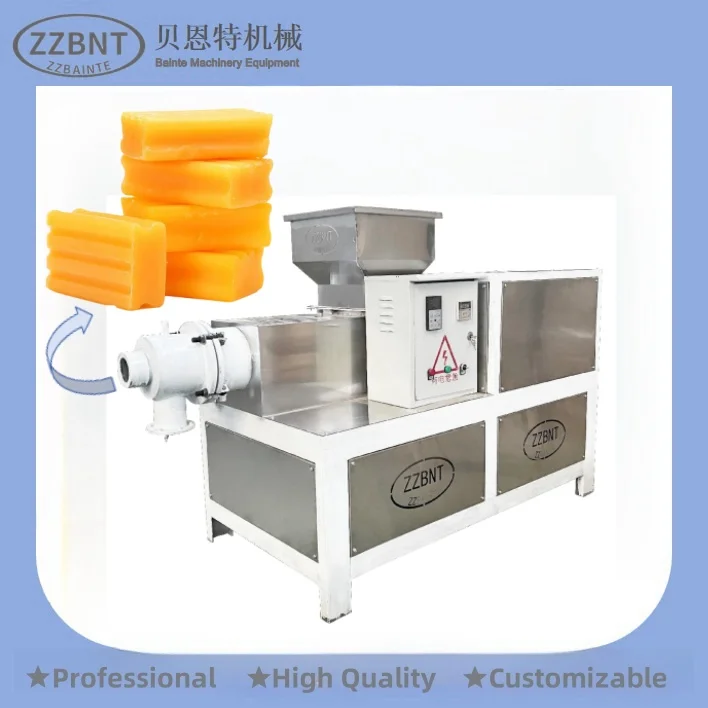 ZZBNT High Quality Mini Small Liquid Bar Toilet Soap Moulding Making Machine Production line Bar Soap Plodder Making Equipment
