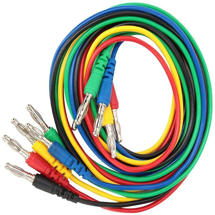 40cm Cable length or customized 4mm Double-ended Banana Plug with wire connector Kits
