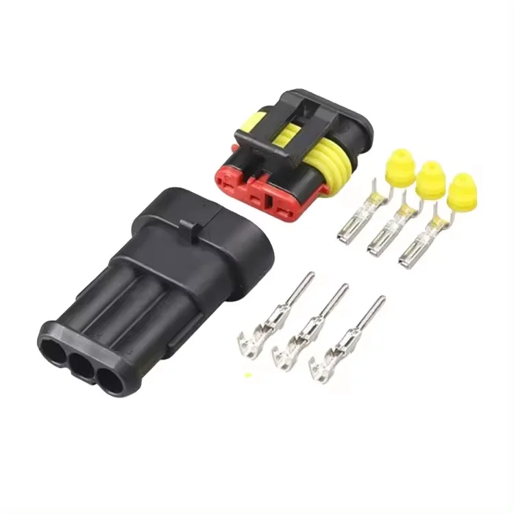 TYCO AMP 282080-1/282104-1 DJ7021-1.5-11/21 2 Pin Auto Connector Waterproof Automotive Wire Plug Electric Car Connector Plastic