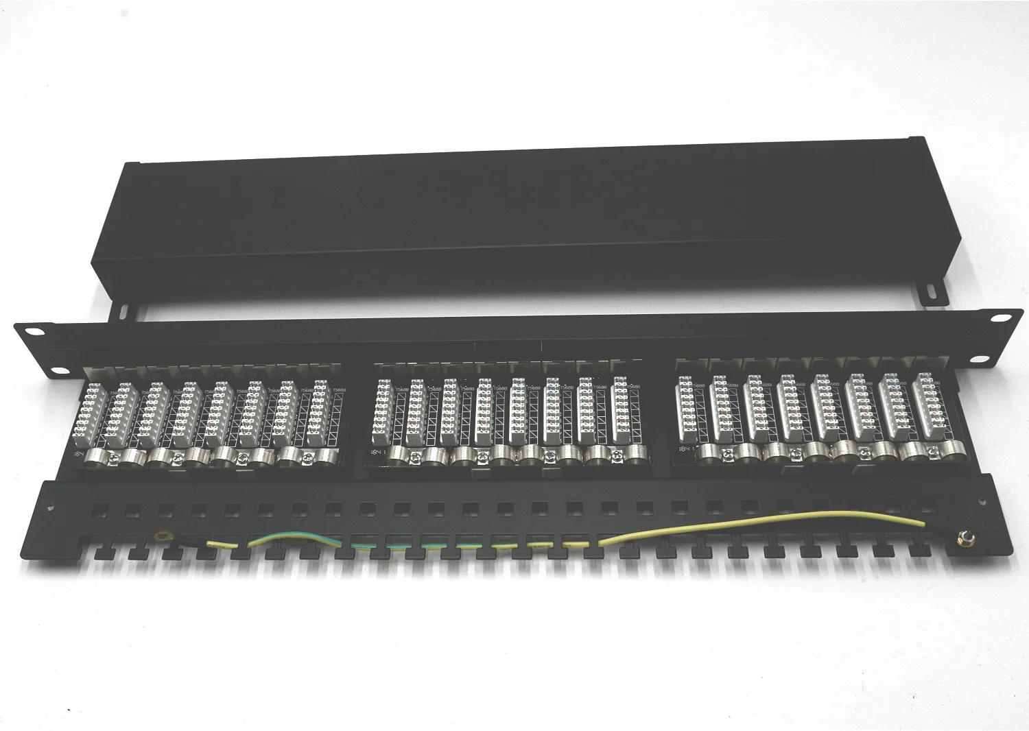  network shielded patch panel 1U FTP Cat6A 24port Patch