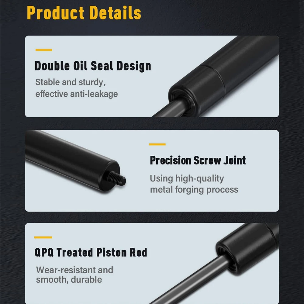 Hood Struts No Drill Hood Lift Supports Compatible with Ford Maverick Accessories 2022+