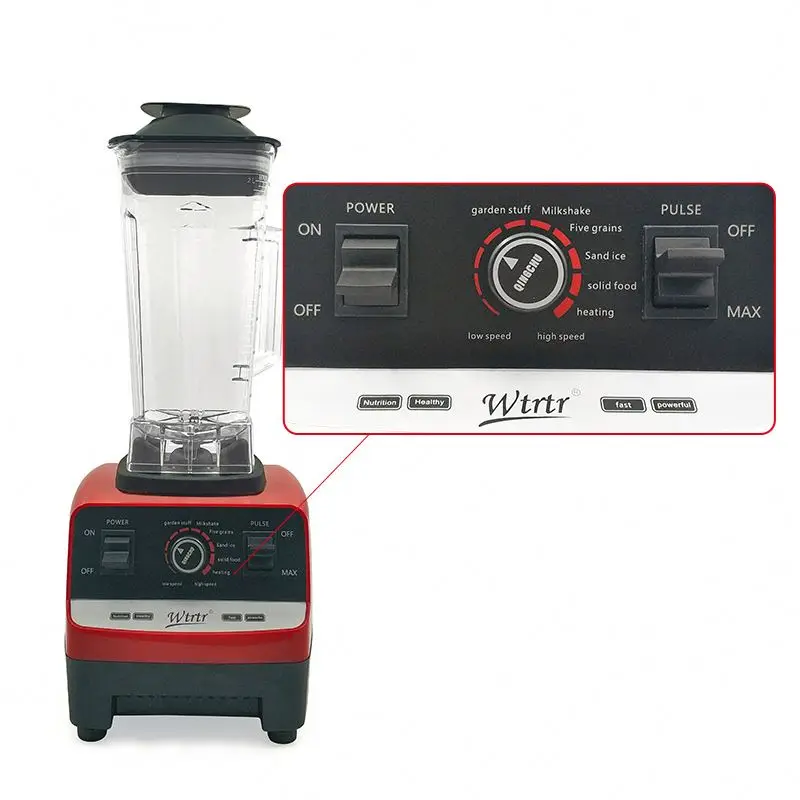 Heavy Duty Commercial Pharmaceutical Juicer Mixer Blender Plastic Food Processor Blender Fruit