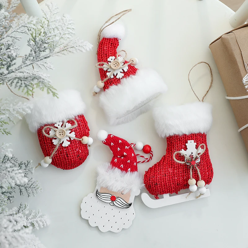 Рождественская войлочная подвеска Arbol De Navidad для вечеринки украшение дома рождественские подвесные украшения