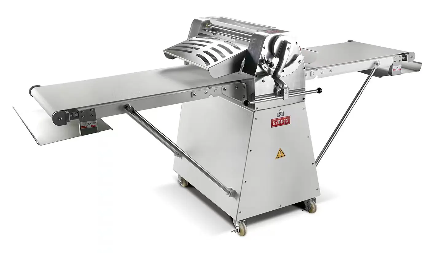 New Automatic Croissant Machine Laminator Dough Flatter Sheeter Bakeries Restaurants Nut Wheat Flour Milk Water Pizza