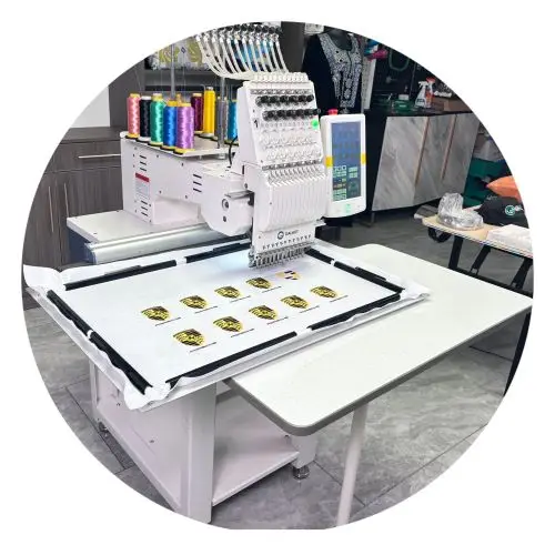 NEW TYPE 12 NEEDLES SINGLE HEAD  computerized embroidery machine brother software embroidering on flat,hats,garment