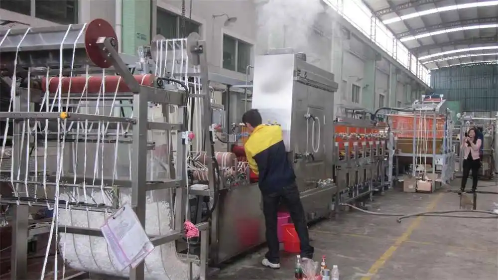 KINWAH Elastic Bra Tape/Elastic Lace Semi automatic Continuous Dyeing Machine