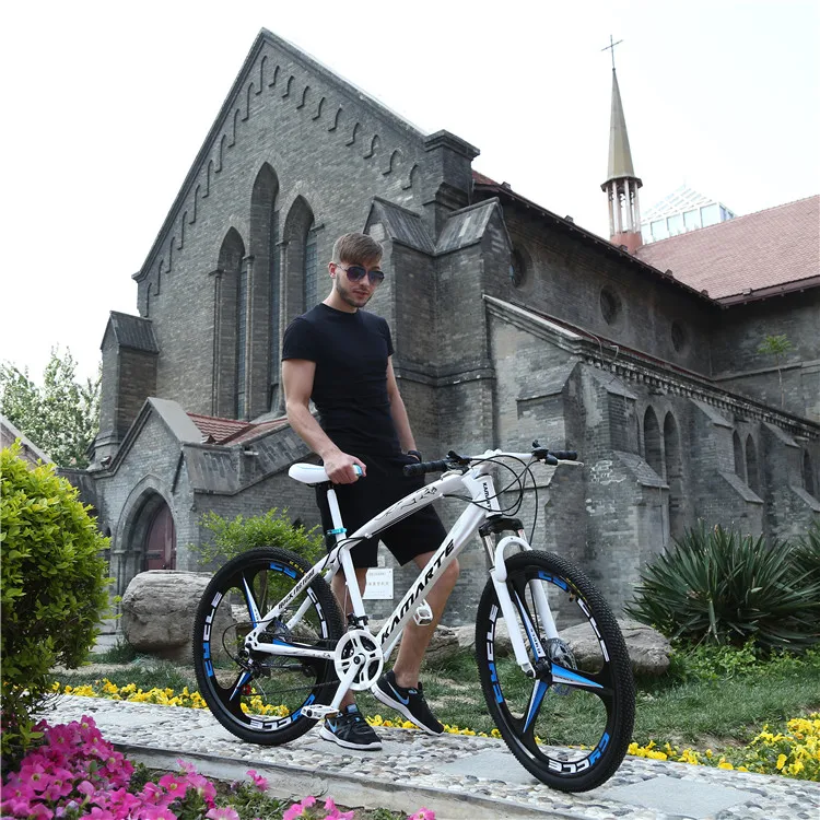Dual Suspension Aluminum Mountain Bike Frame Carbon Rim Shimano Shifter Steel Fork Medium Riders Ordinary Double Suspension