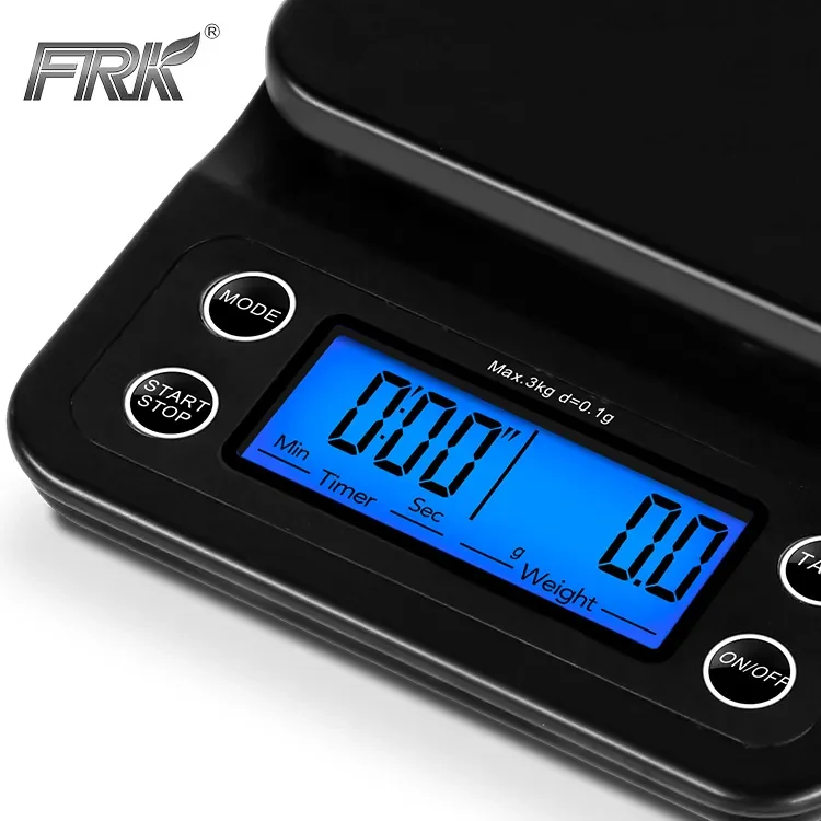 NEW Digital coffee scale 3000g 0.1g electronic Coffee Kitchen scale with timer function