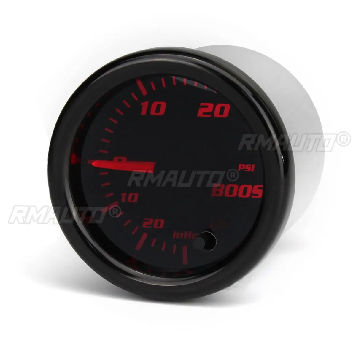 2 '52 мм турбоманометр Вакуумный Манометр 0 ~ 30 PSI / -1 бар 7 цветов светодиодный черный Лен 12 В Универсальный Автомобильный указатель