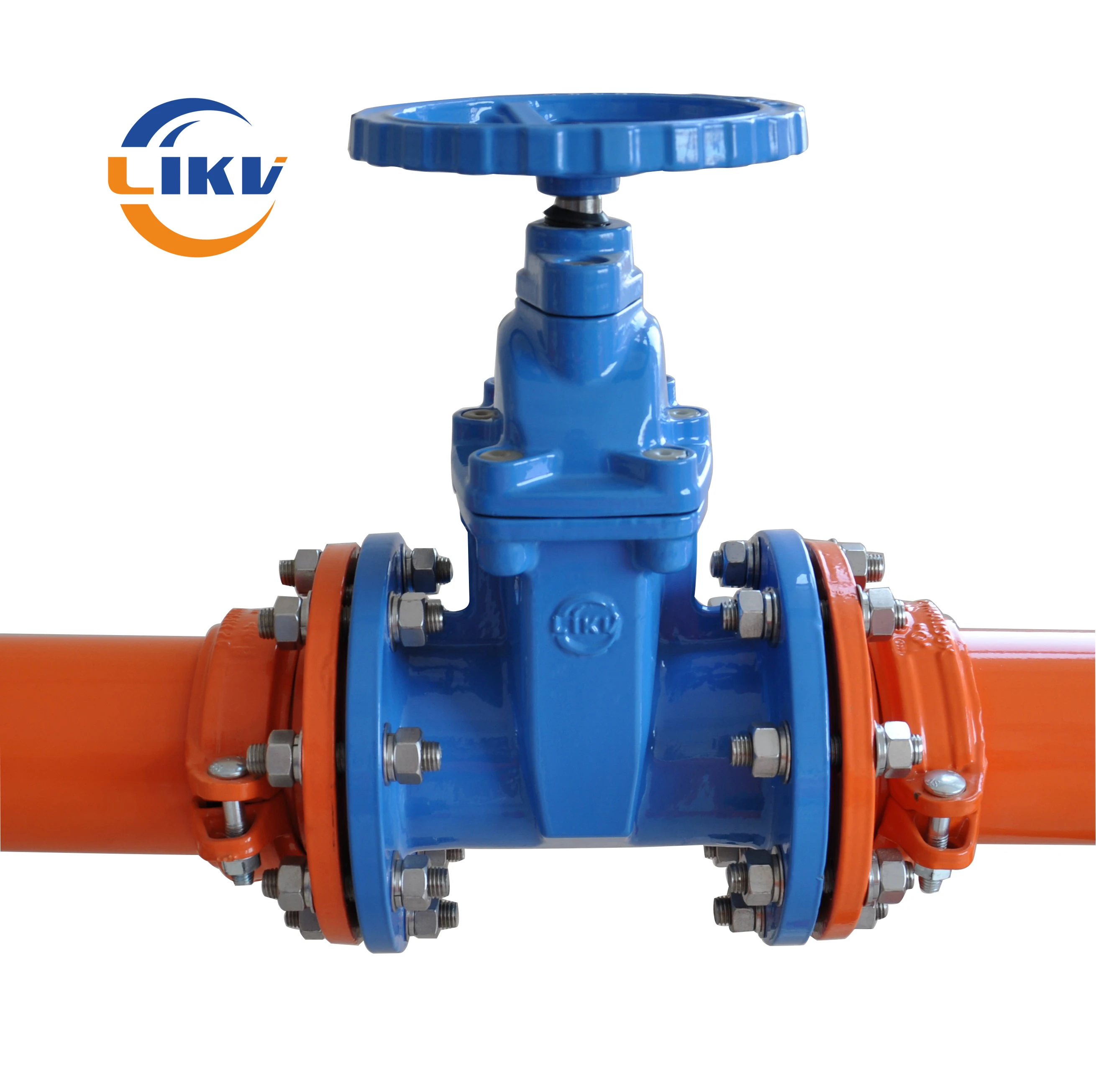 Industrial 4 Inch Soft Seal Non Rising Spindle Gate Valve Factory Direct Russia GOST Price List