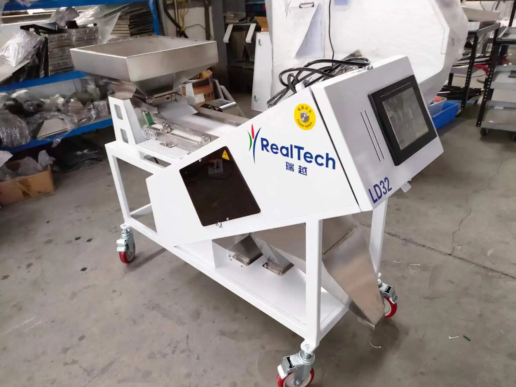 New Type Multi-purpose Slow Belt Type Color Sorter Bead Pearl Agate Sorting Machine