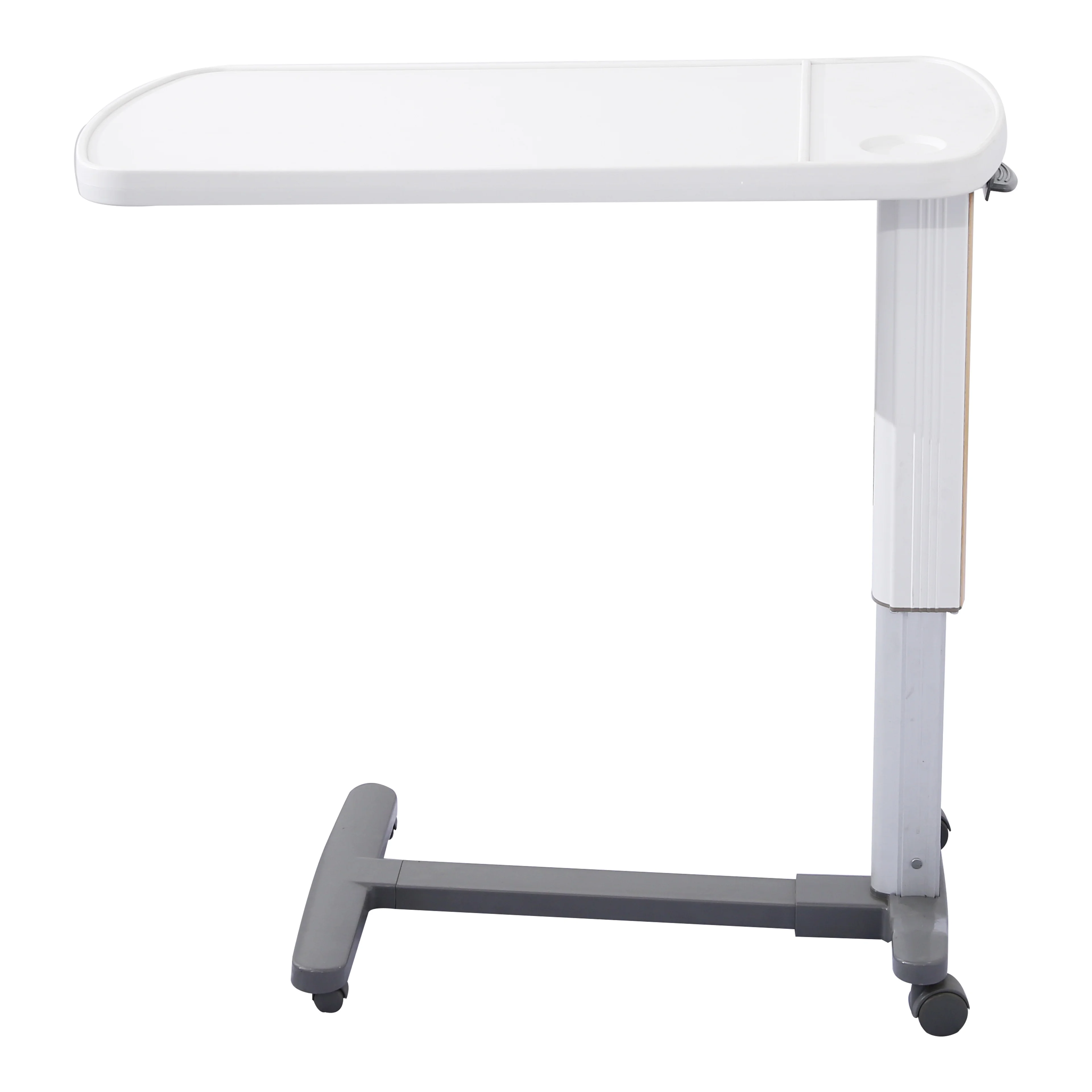 hospital bed table overbed table ABS movable hospital furniture medical equipment