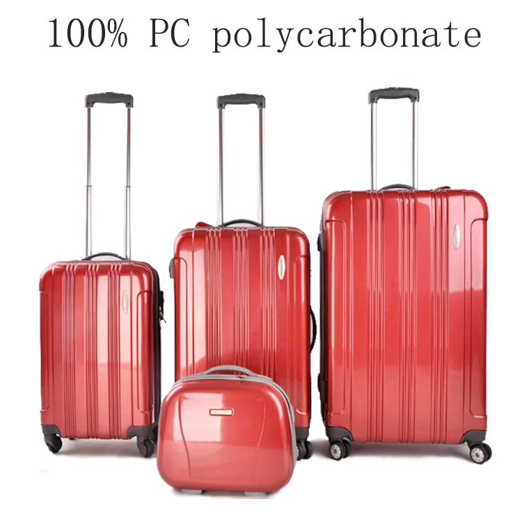 lightweight 100% PC professional hardside lady beauty case with strap