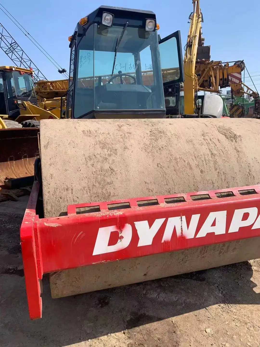 Used dynapac 8ton 10ton road roller copactor CA251d Used vibrating massage roller