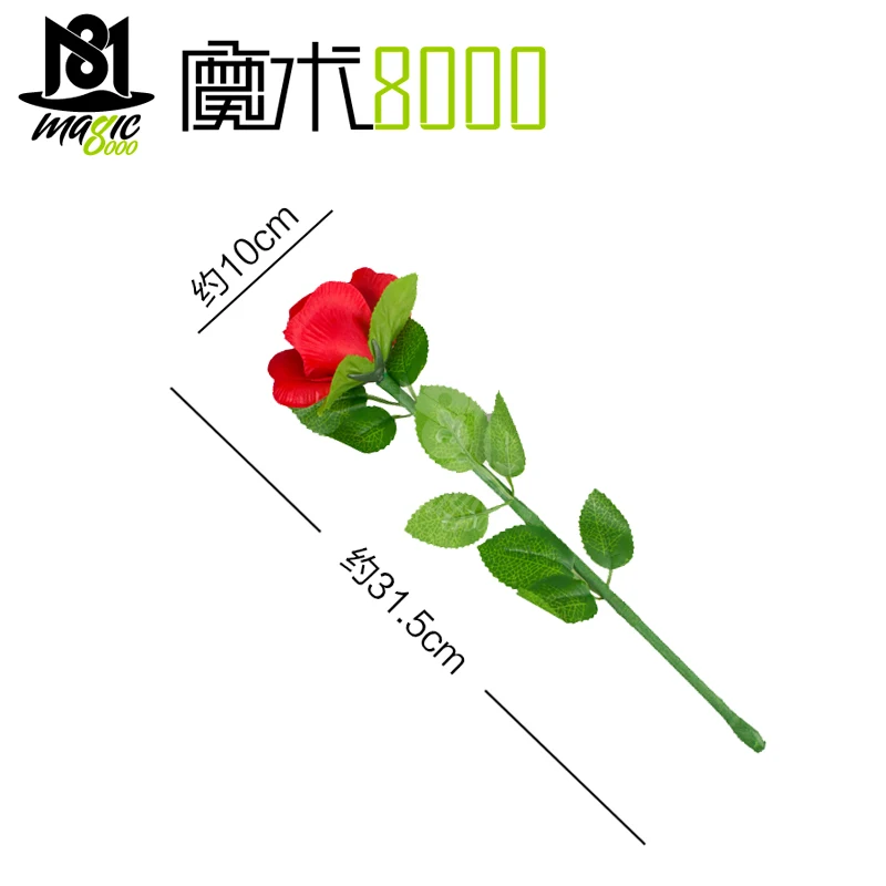 hot sell The Regenerated Flower Rose  Halloween Day close up stage magic classic magic magic staff