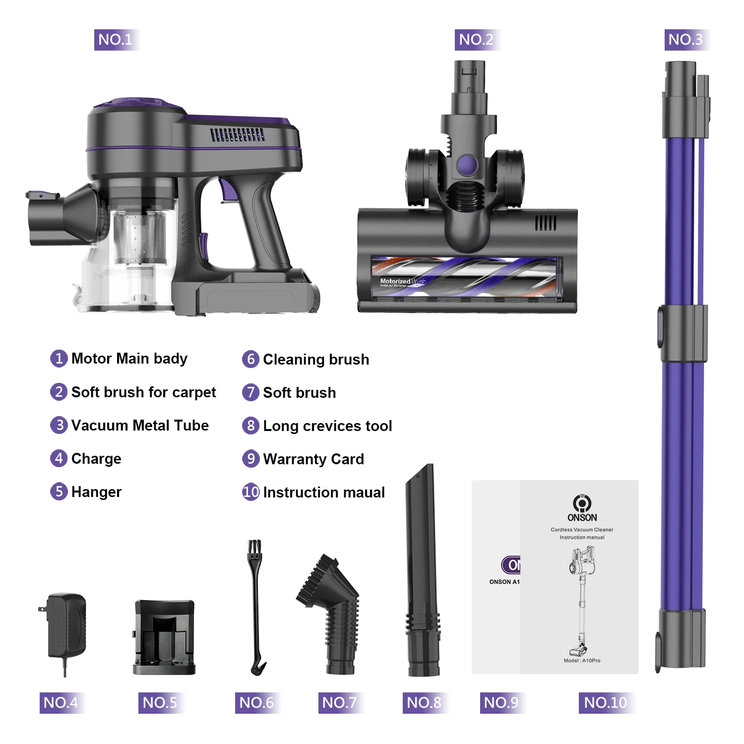 Household 2 in 1 Handheld Bagless Cyclone Rechargeable Wireless Floor Carpet Pet Cleaning Cordless Stick Vacuum Cleaner