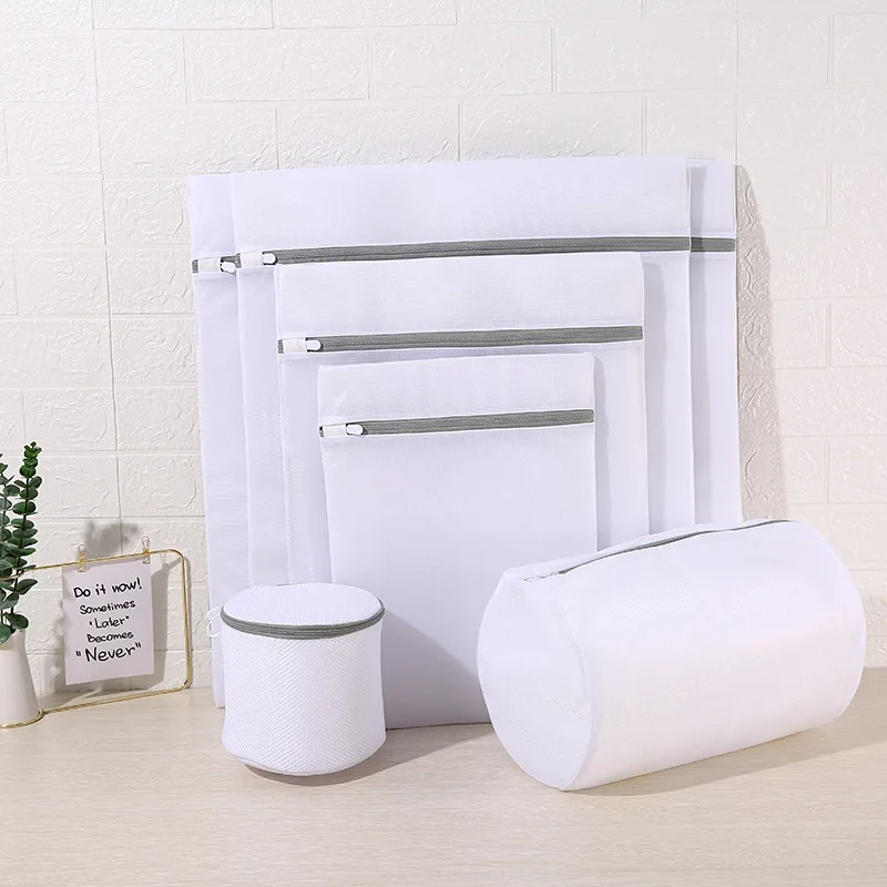 custom washing machine mesh laundry wash bag reusable nylon mesh washing bag for clothes bra