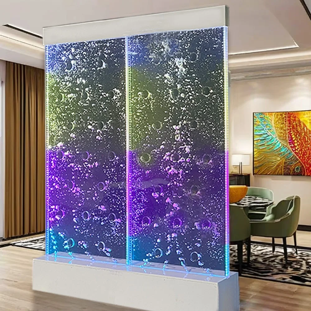 High quality water fountain customized bubble panel hot sale water wall