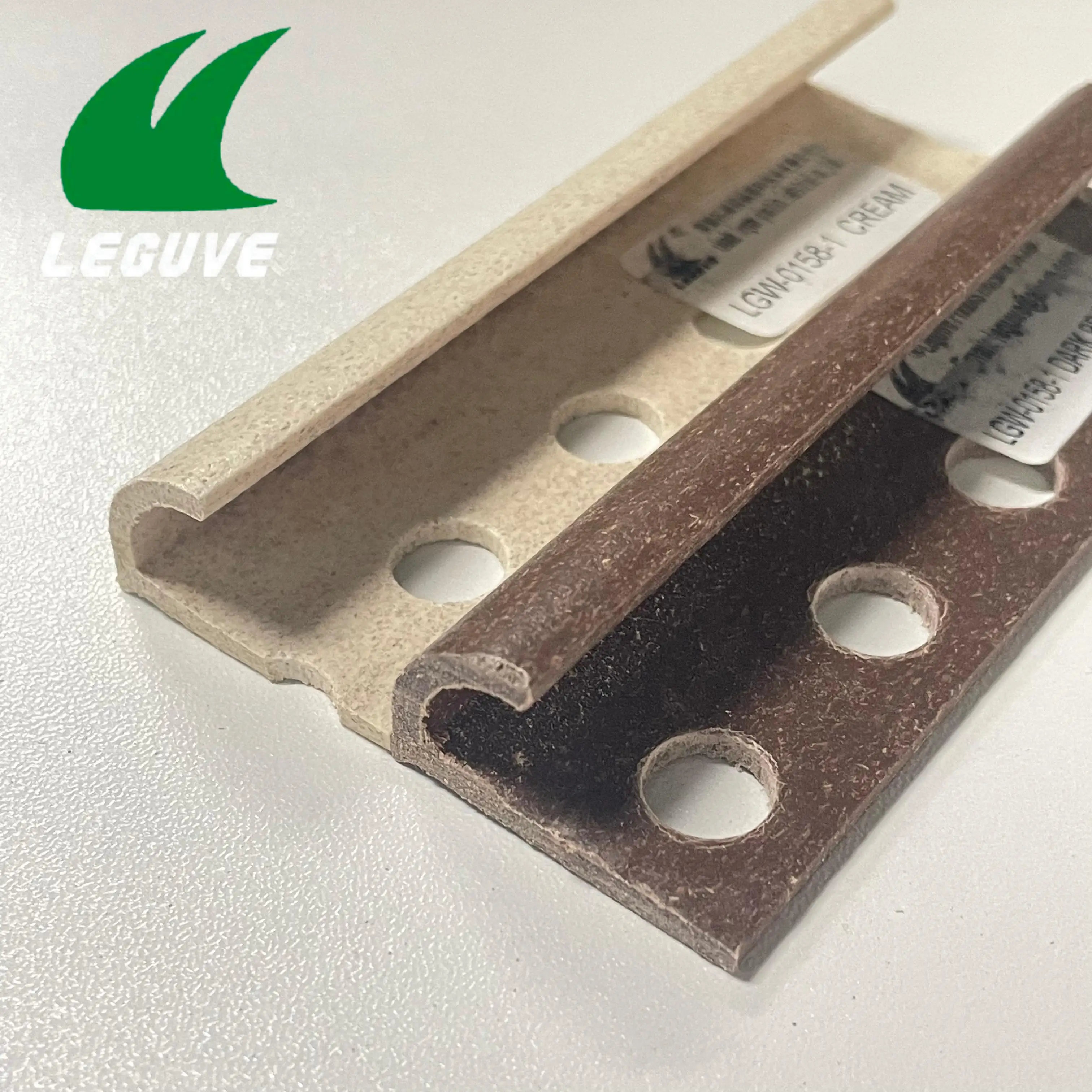 Leguwe Hot sale WPC edges corners wood composite plastic side covers for decking floor