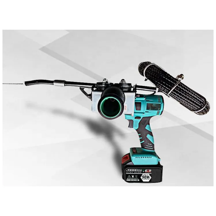 Easy to operate cordless portable electric threading machine pipe threader