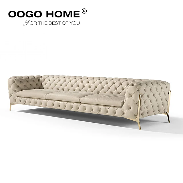 
Italian Luxury Modern Simple American Leather Set Furniture Living Room Sofa Sectionals 