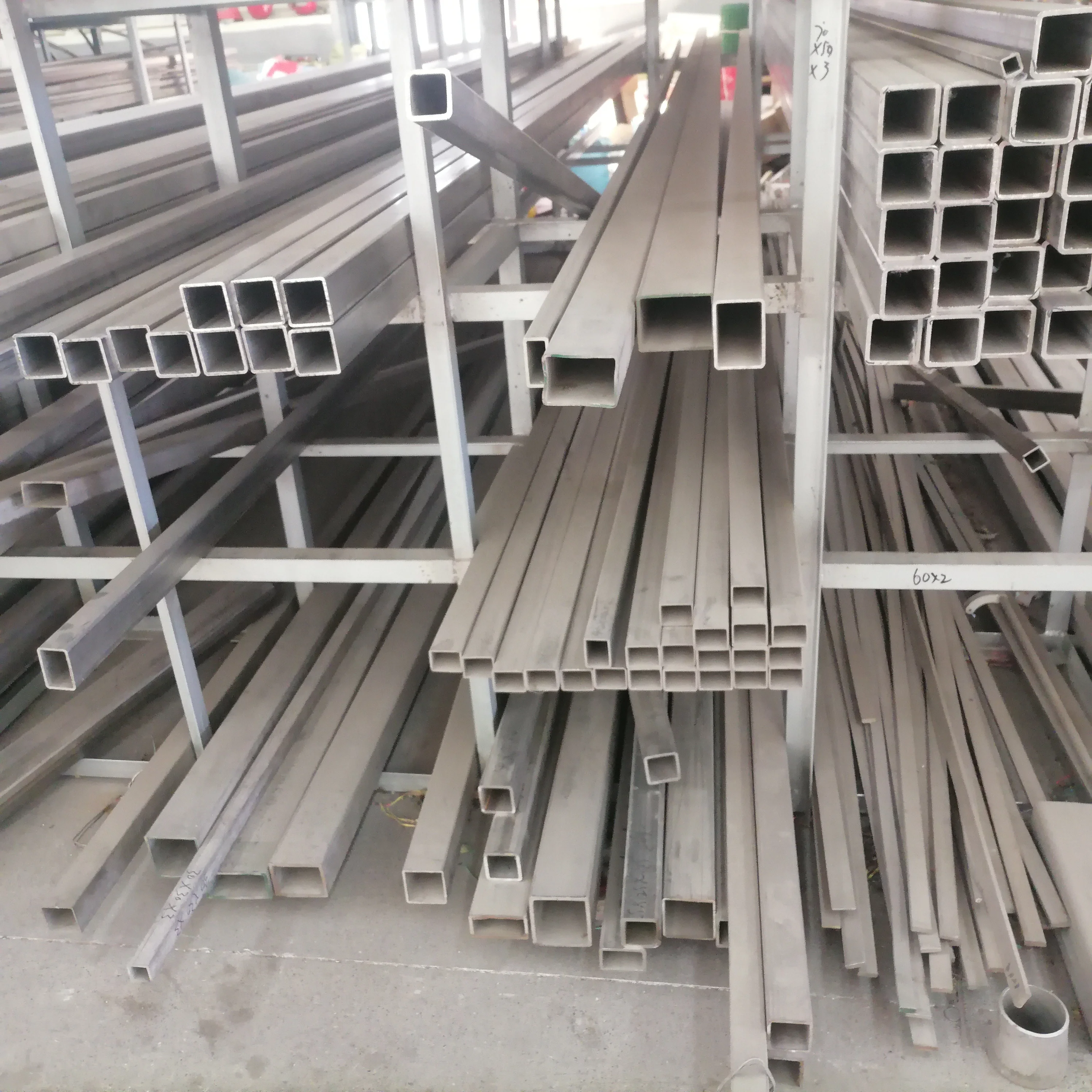Factory Price 201 304 316 Square Rectangular Stainless Steel Tube