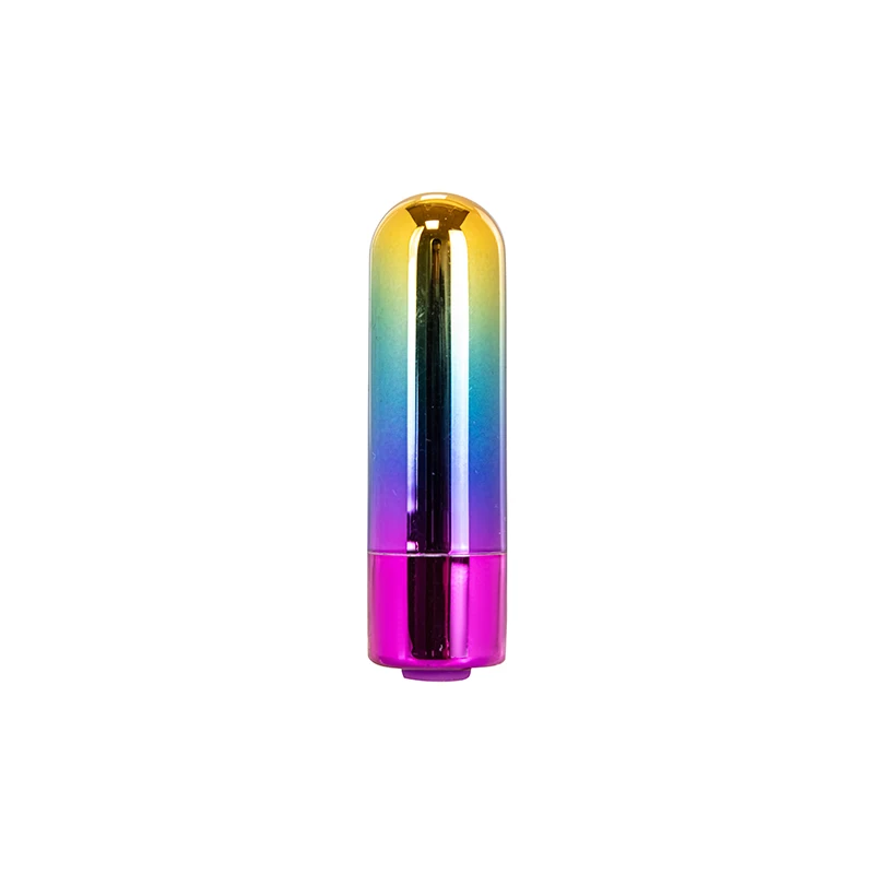 Rainbow Bullet Vibrator Full Body Sex Toy for Men and Woman Adult Sex Toys Rechargeable Mini Size Vibrator