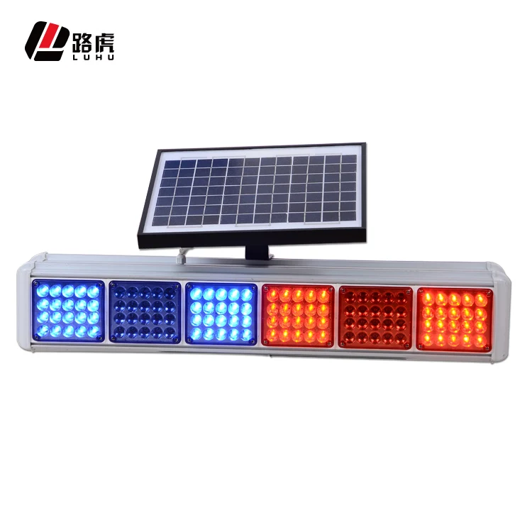 Solar Traffic Flash Led Warning Strobe Light Road Safety Car Emergency Flashing Strobe Warning Lamp Lights
