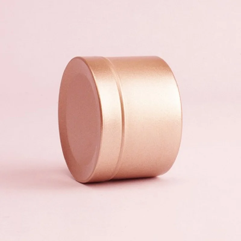 Aluminum Tin Cans Empty Containers Screw Top Round Metal Cans with Screw Lids for Cosmetic,Candle,Spices, Candy, Coffee Beans