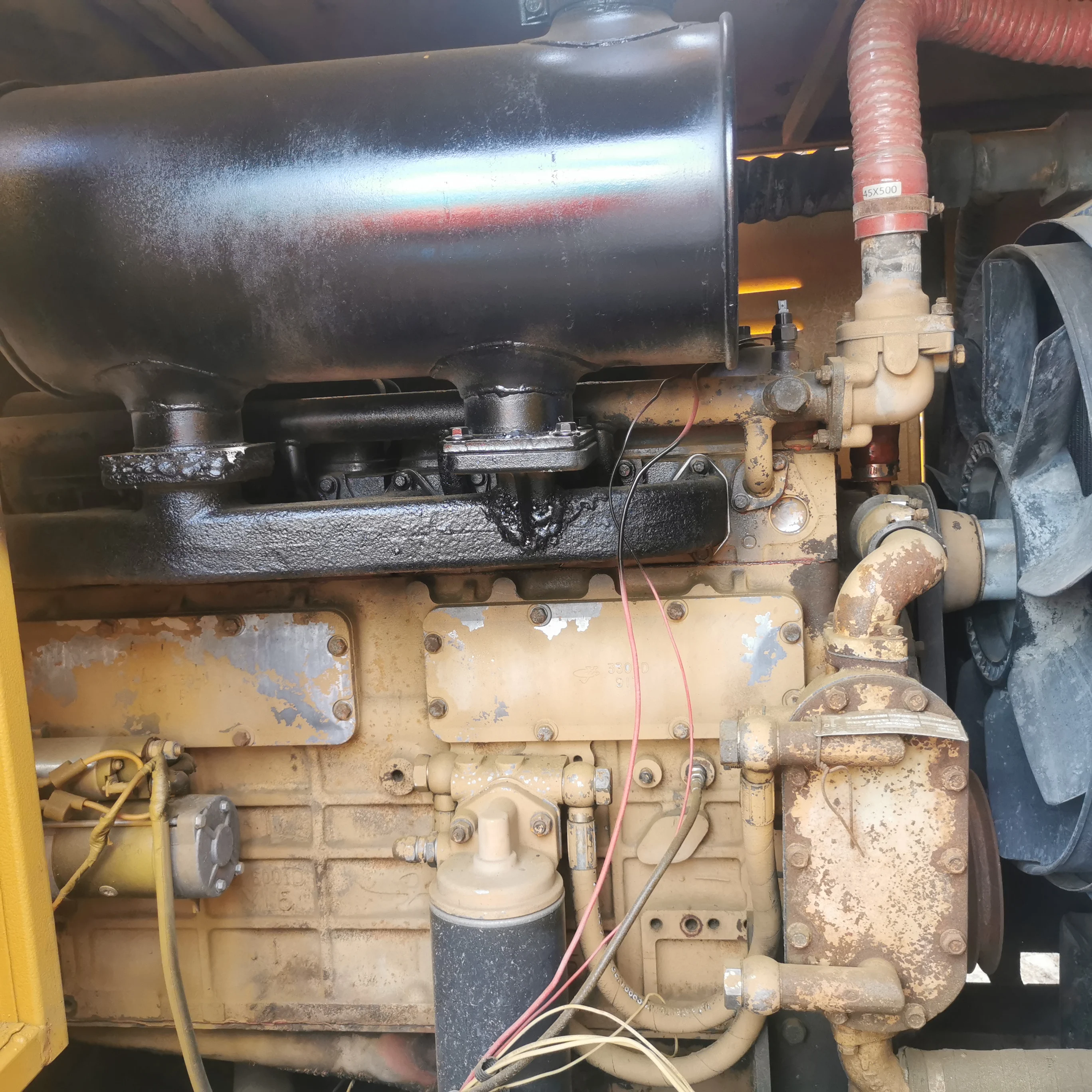 Second hand used Jinke JK400 crawler hydraulic 400 m depth 6.6m high tower water well drilling rig drilling machine