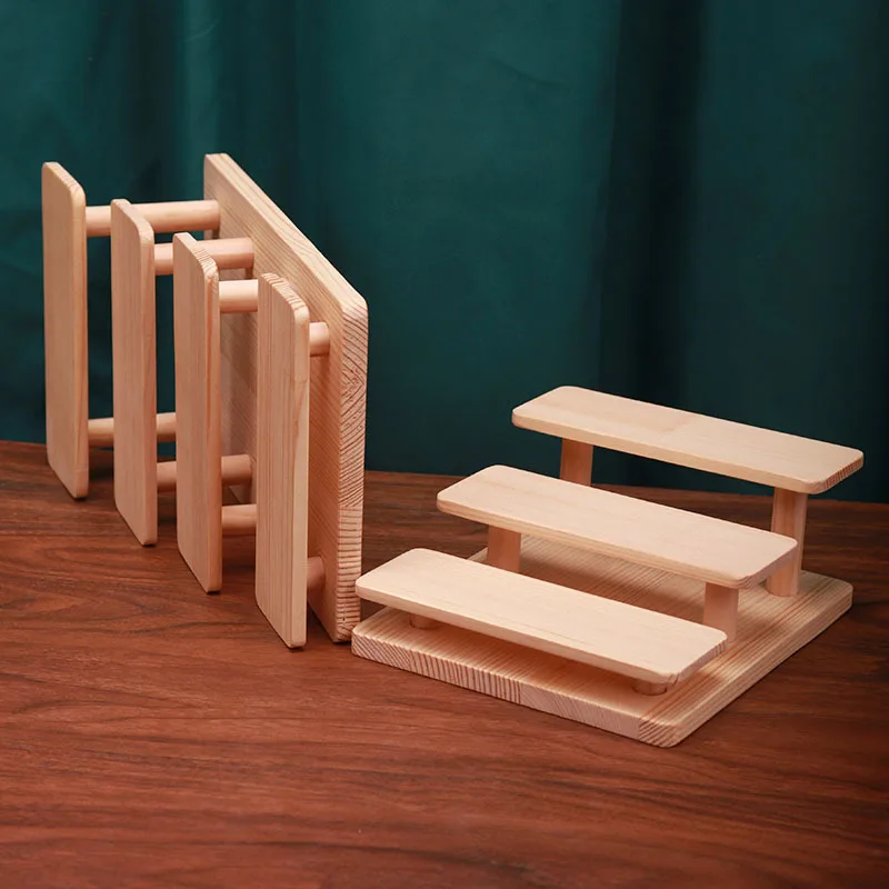 High Quality Natural Wooden Glasses Display Rack Holder Sunglasses Display Stand