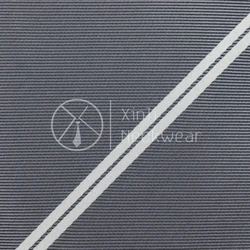Elegance Silver Gray Polyester Stripe Jacquard Ties Fashion Quality Business Formal Tie Men for Sale