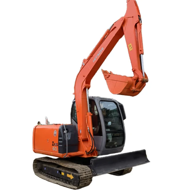 Распродажа по низкой цене, б/у Экскаватор Hitachi ZX60/гидравлический экскаватор Hitachi, б/у экскаватор на продажу