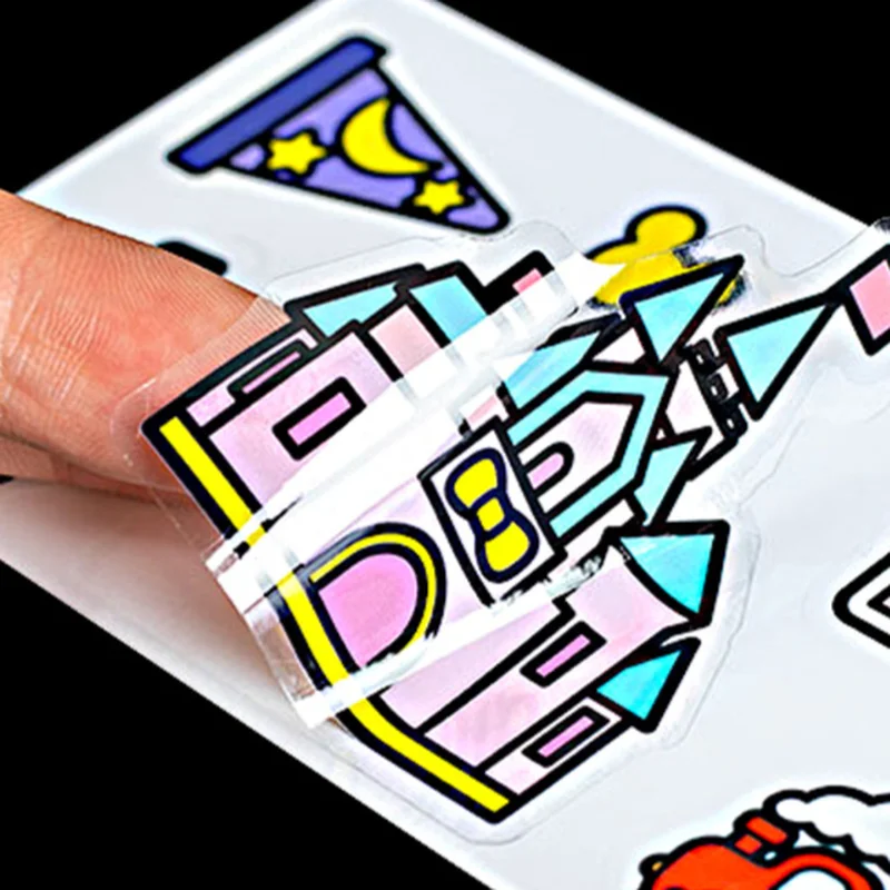 
Free Design PVC Self-adhesive Label Custom Color Trademark Logo Sticker Custom Transparent Self-adhesive Printing 