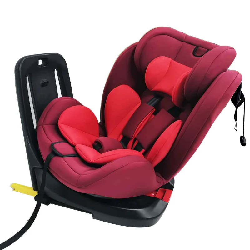360 вращающиеся Автомобильные Детские/Детские Безопасные сиденья с увеличивающим подголовник и откидной спинкой