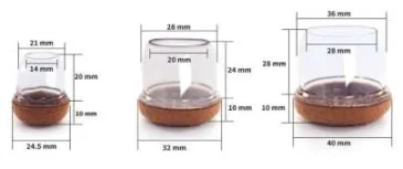 Chair Leg Floor Protectors Silicone Covers Rubber Furniture Sliders Silicone Furniture Legs Caps Covers