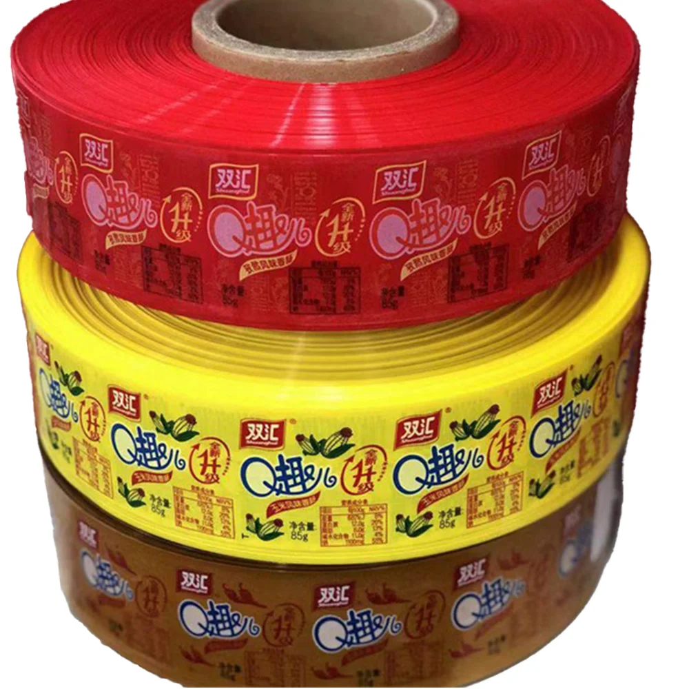 Sausage Casing Food Packing Film High Barrier Wholesale Plastic Nylon Sausage Casing Roll Film Can Printing