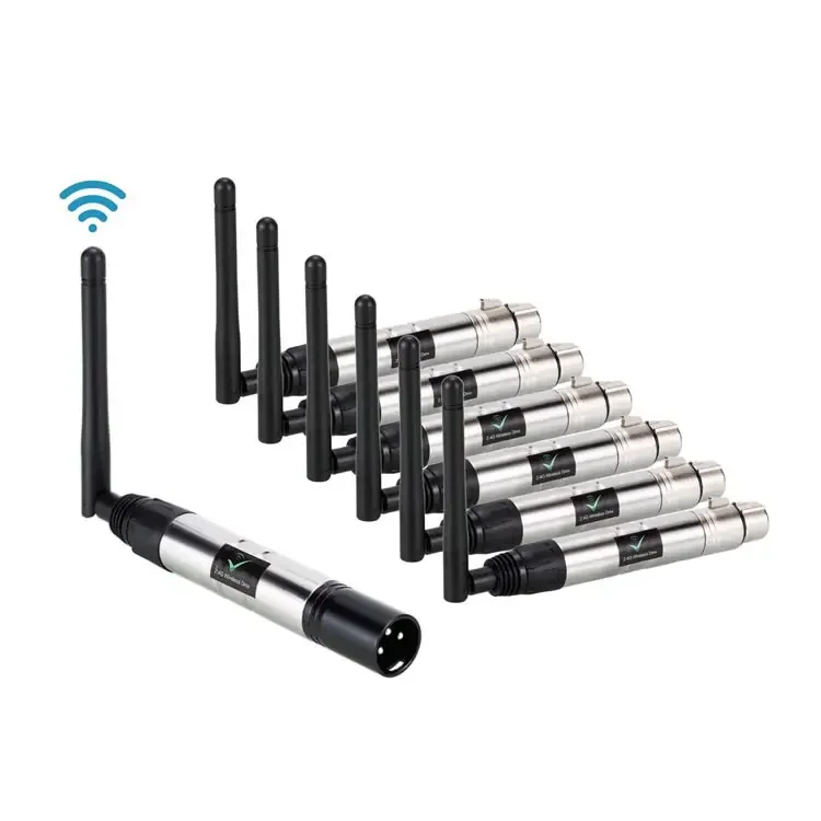 2 4G беспроводной DMX 512 передатчик и приемник для сцены dj Light