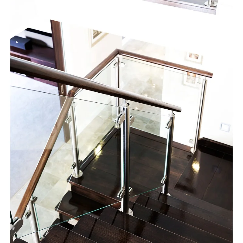 Factory Cheap Price Railing Fence Step Tiles Stair Simple Stair U Beam Design Photo Stainless Steel Staircase