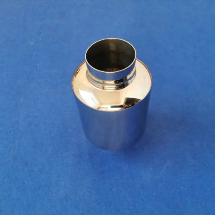 114mm Automotive retrofit stainless steel performance muffler exhaust resonator universal exhaust pipe