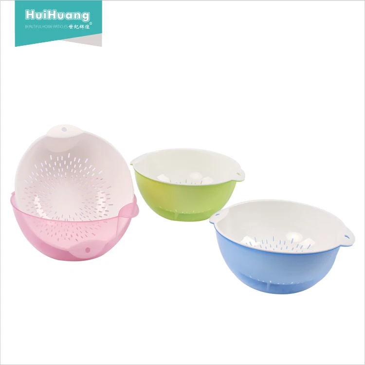 
 Оптовая продажа, кухонный инструмент для чистки, экологически чистые круглые ситечки из твердого пластика, Кухонное ситечко с чашей  