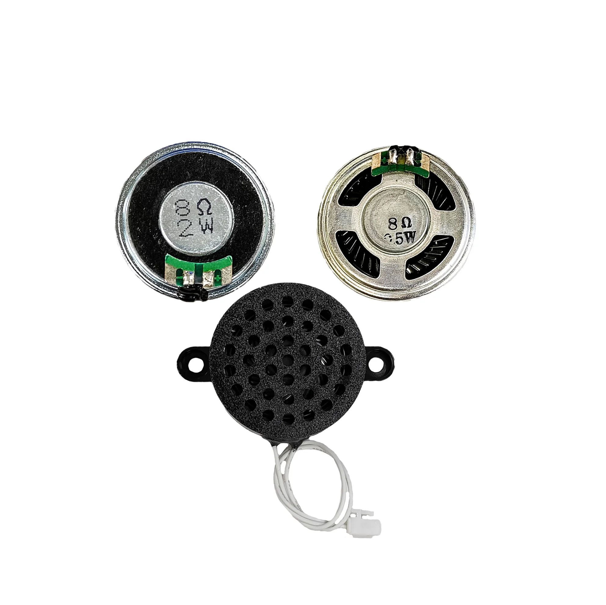40*14mm internal magnetic speaker 8 ohm 0.5W with mounting holes Voice announcement speaker with 2.54 terminals