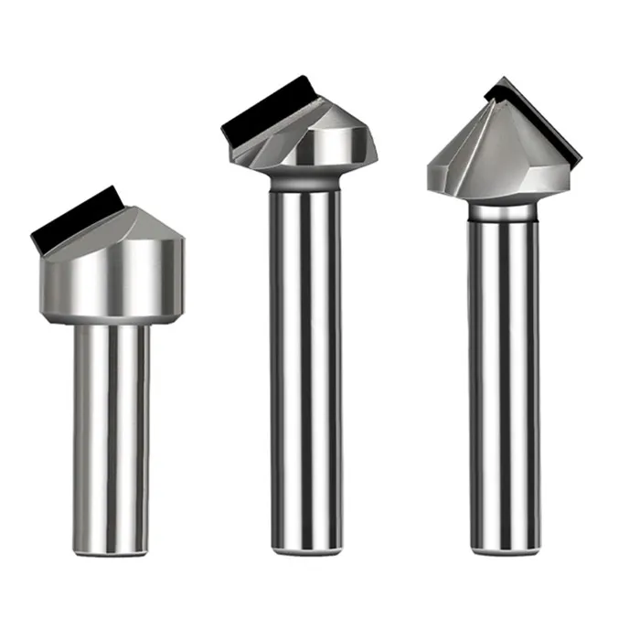 Diameter 16 20mm PCD Chamfering Mill For Natural Granite Marble Glass Jade