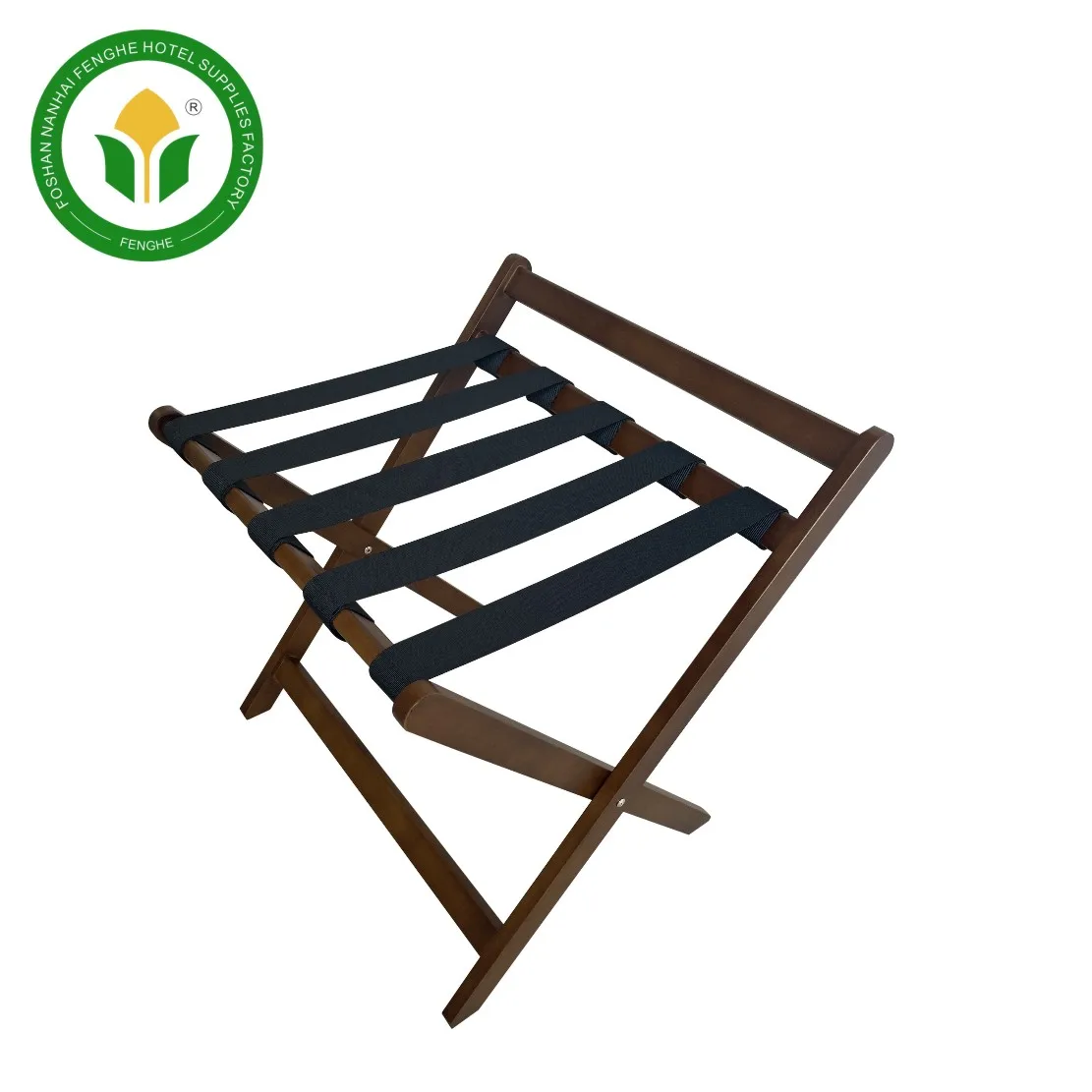 Unique design hotel room beech wood luggage rack folding luggage rack