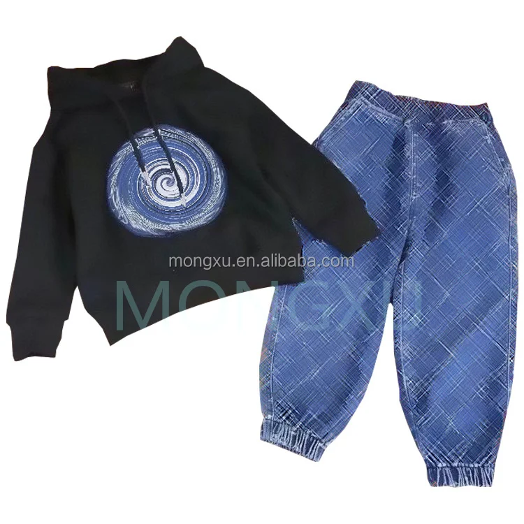 new product Designer Kids Clothes Famous Brand Luxury Boy And Girls Winter Outfits Zip Up 2 Piece Jogging Suit Tracksuit Sets