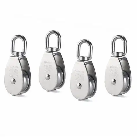 15mm 32mm Factory Sales Stainless Steel 316 Swivel Pulley Block