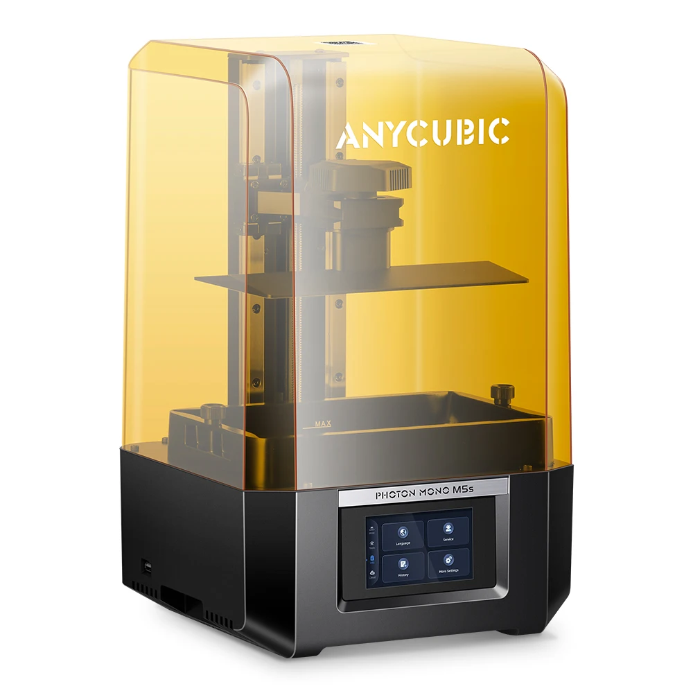 2023 Printing size 200*218*123mm 3X High Print Speeds Leveling-free Anycubic Photon Mono M5s 12K Resin LCD 3D Printer